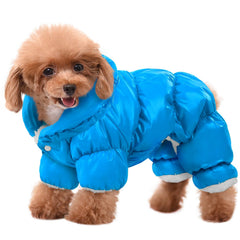 Manteau AOFITEE pour chien, vue avant, idéal pour protéger contre le vent et le froid.