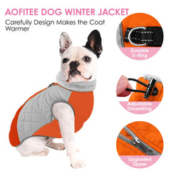 Manteau AOFITEE avec douce fausse fourrure intérieure pour chaleur agréable.