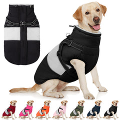 Manteau AOFITEE pour chien hiver avec harnais intégré, confort et sécurité.