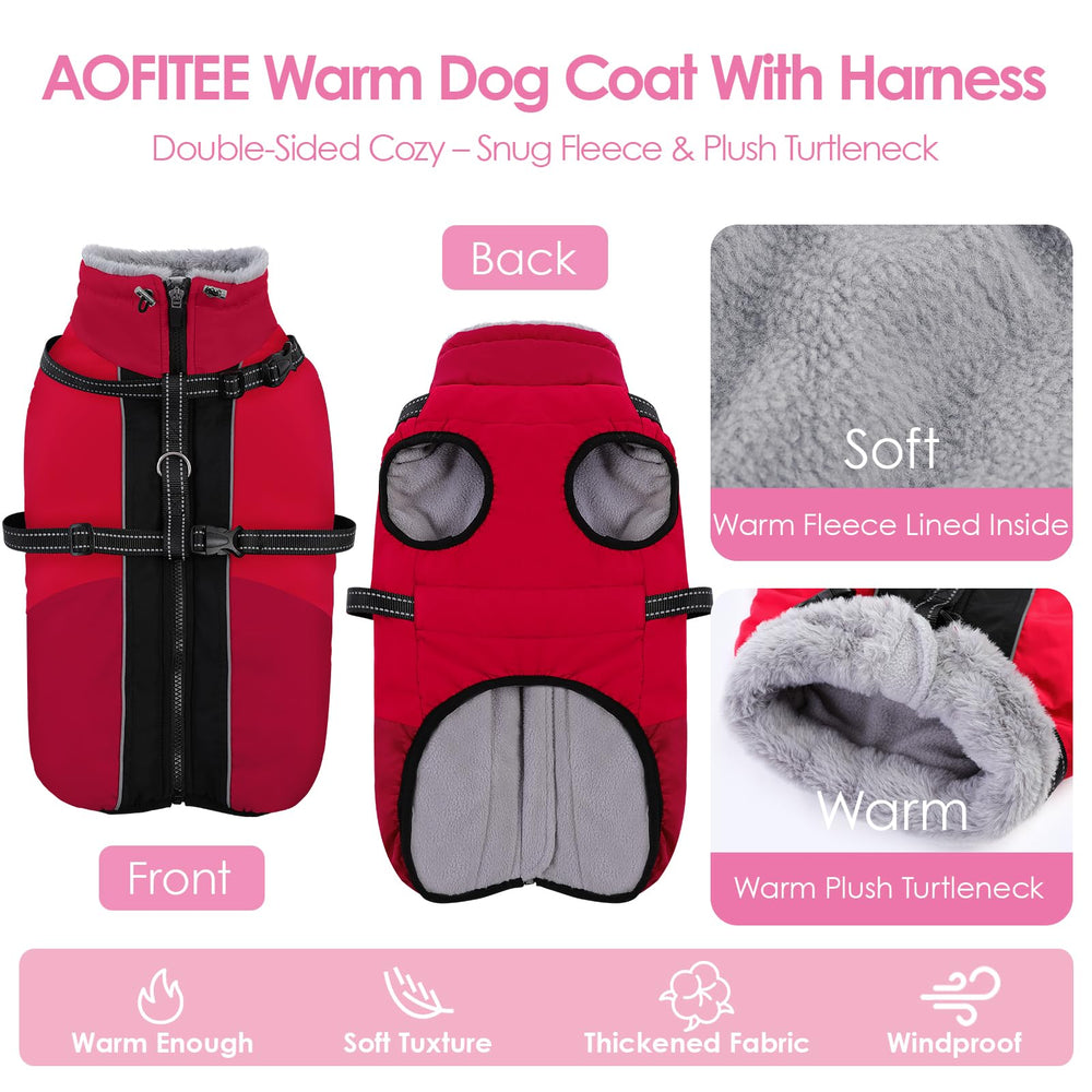 Le manteau AOFITEE améliore la visibilité grâce a des elements réfléchissants pour l'aube et le crepuscule.
