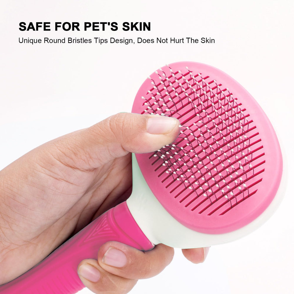 Conception anti-glisse de la brosse Aogeili assurant une prise sûre.