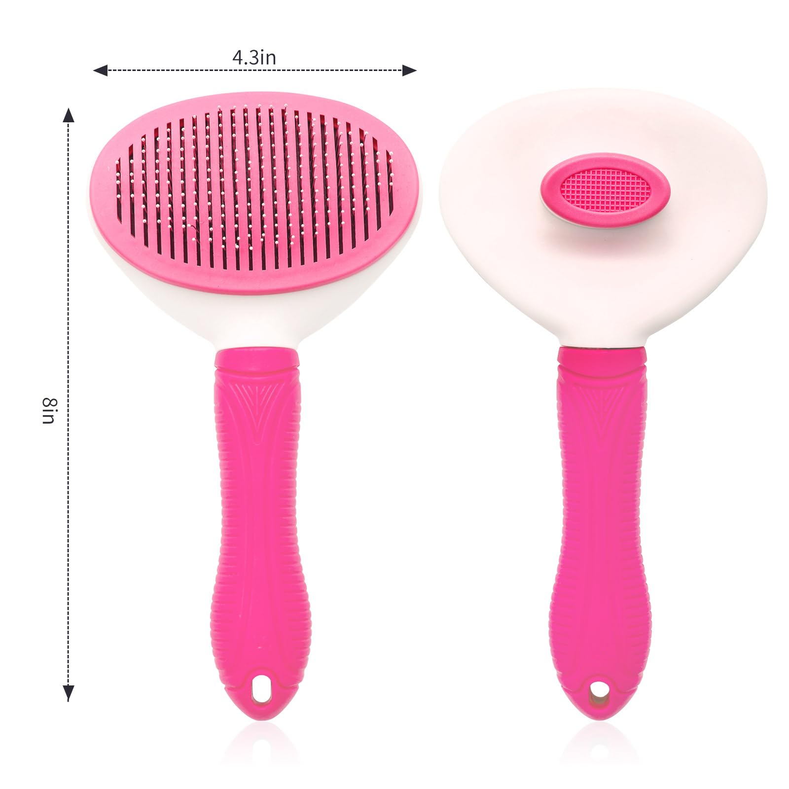 Brosse Aogeili rose, expérience conviviale pour vous et votre animal.