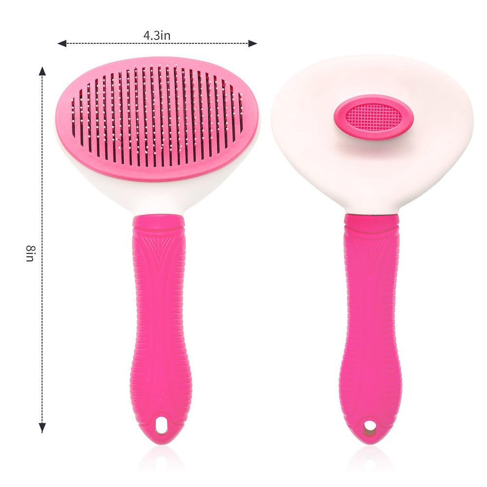 Brosse Aogeili rose, expérience conviviale pour vous et votre animal.