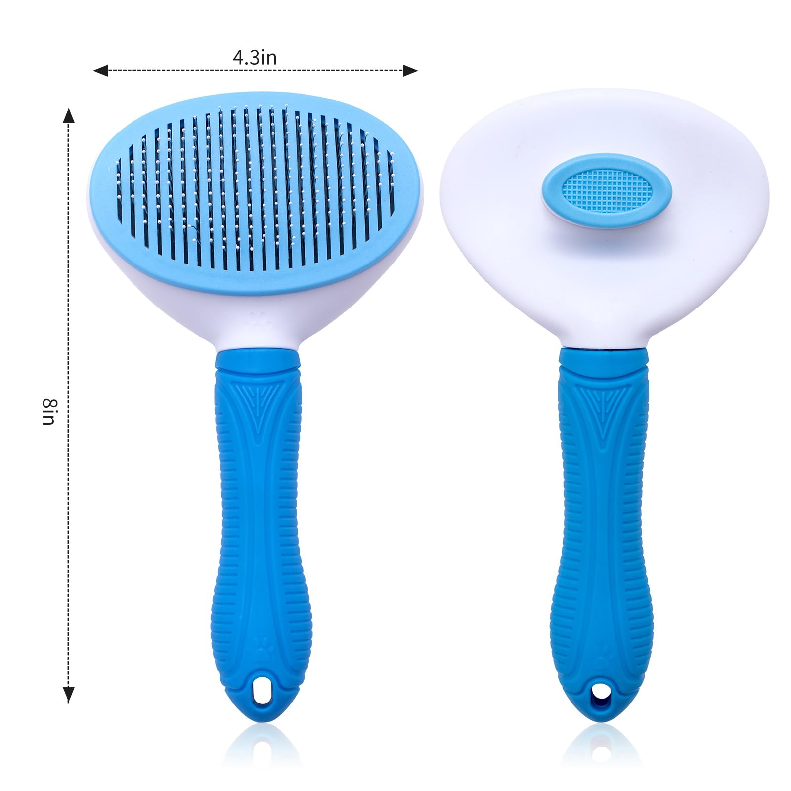 Brosse slicker Aogeili design compact et léger pour usage intérieur.