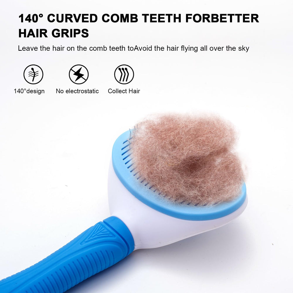 Brosse slicker Aogeili offre un massage doux pour la peau pendant le brossage.