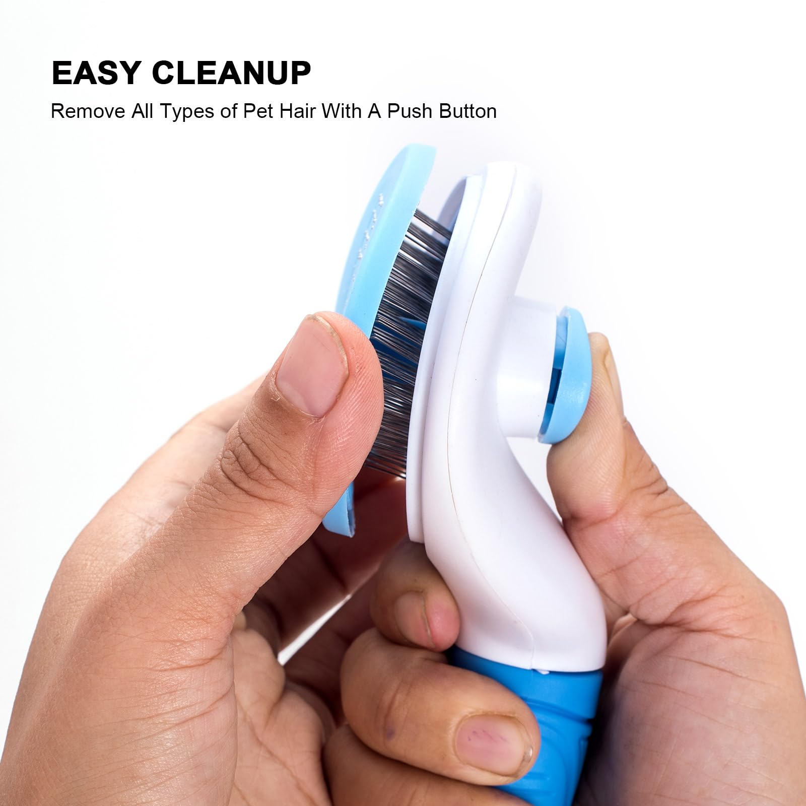 Brosse slicker Aogeili efficace pour poils longs et courts.
