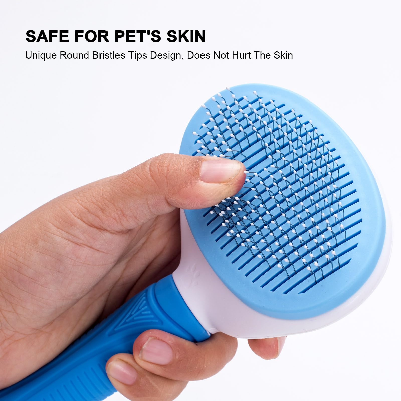 Brosse slicker Aogeili usage quotidien adaptée à tous les pelages.