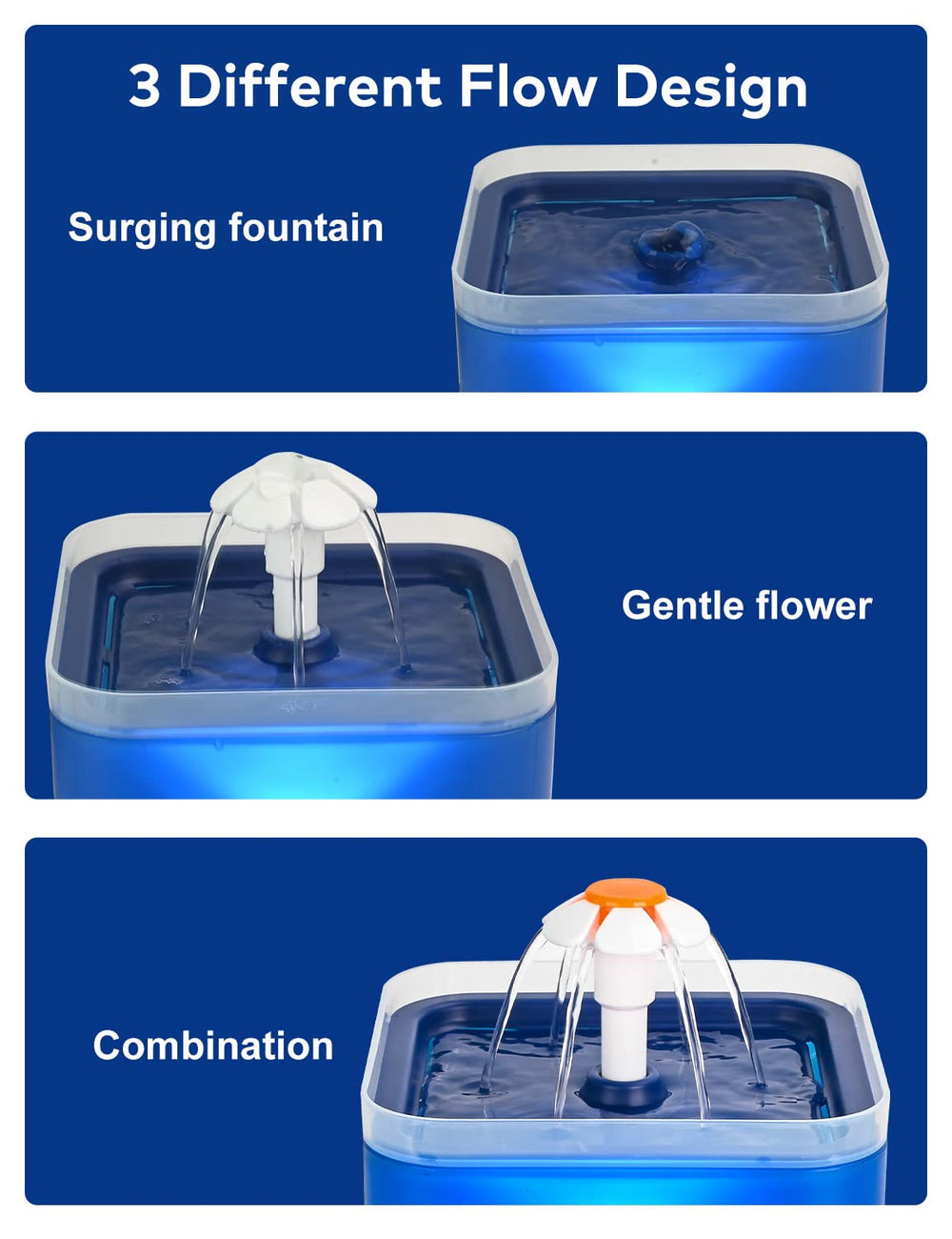 Design bleu fleurs AONBOY, idéal pour salon et intérieur.