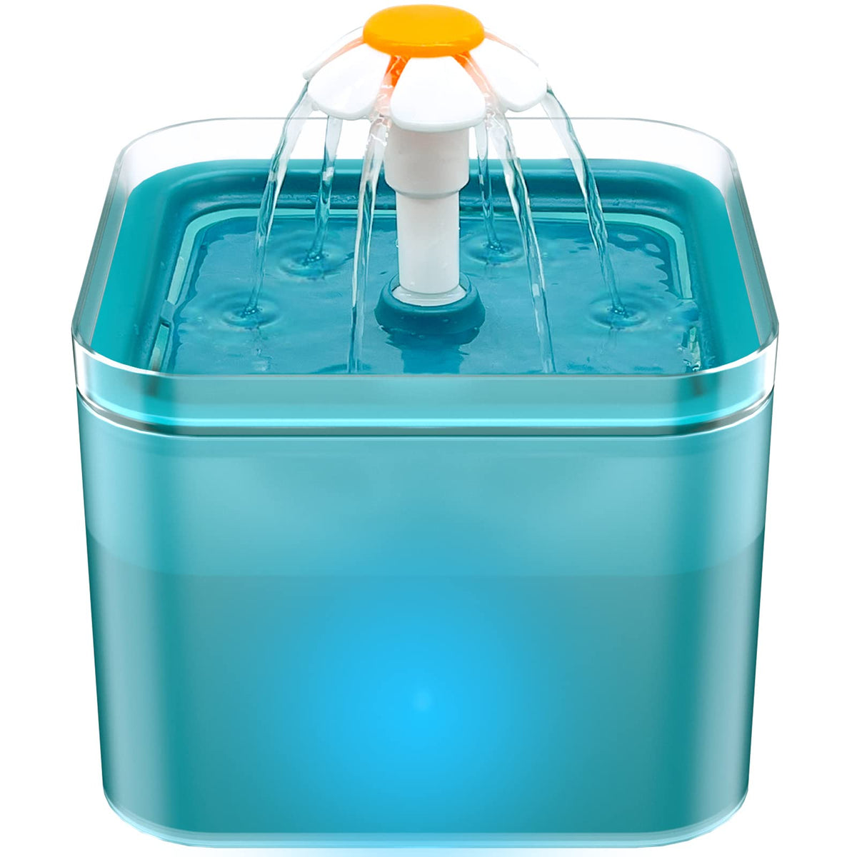Fontaine AONBOY pour chat verte et capacité 2L, eau plus fraîche.