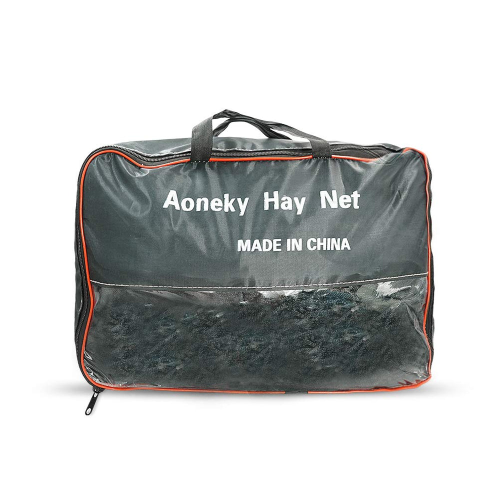 Aoneky Bale Hay Net, corde de serrage de 20 pieds incluse.