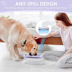Bol d eau transparent AONKEY, surveille le niveau et la qualité.