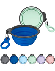 AONKEY bol pliable en silicone avec porte-bouteille, idéal pour les promenades
