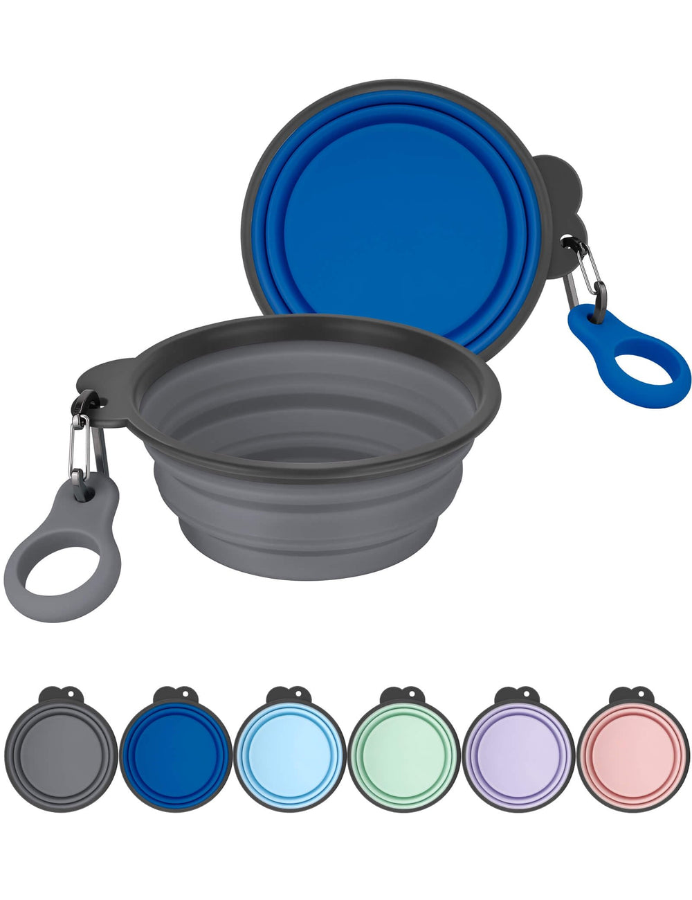 Gamme AONKEY: gamelles chien pliante 2-pack, pratique pour les balades.