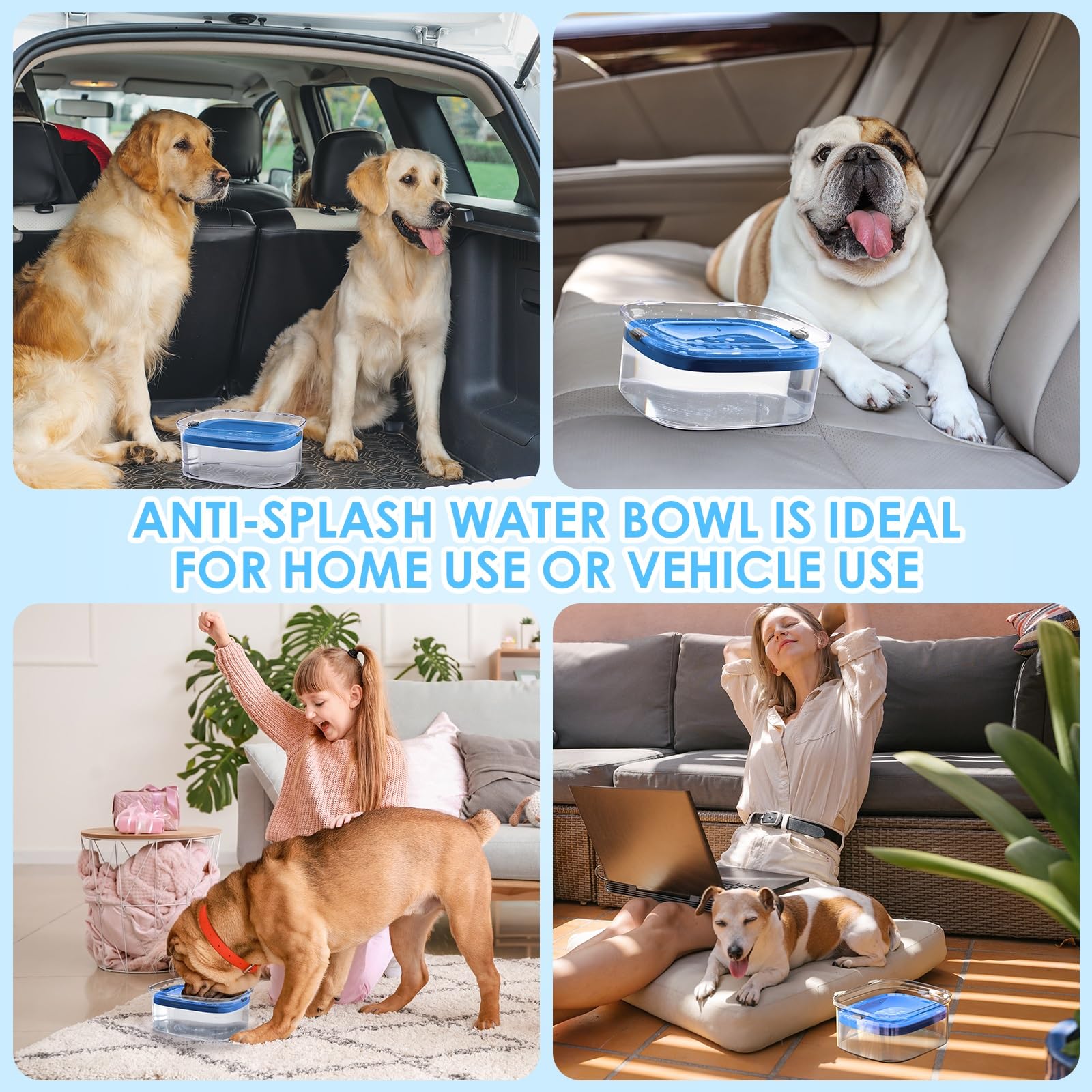 Gamme AONKEY, gamelle eau chien 3L, utilisation quotidienne facilitée.