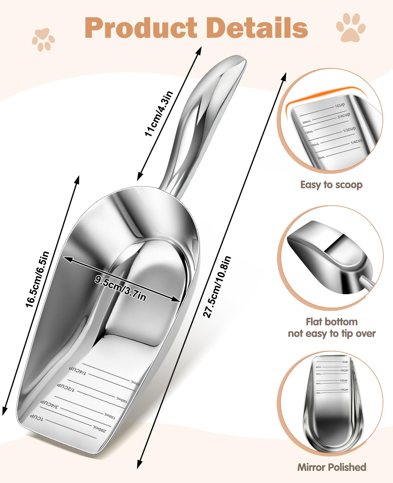 Doseur Aosnare polyvalent, utilisé en cuisine pour divers ingrédients.