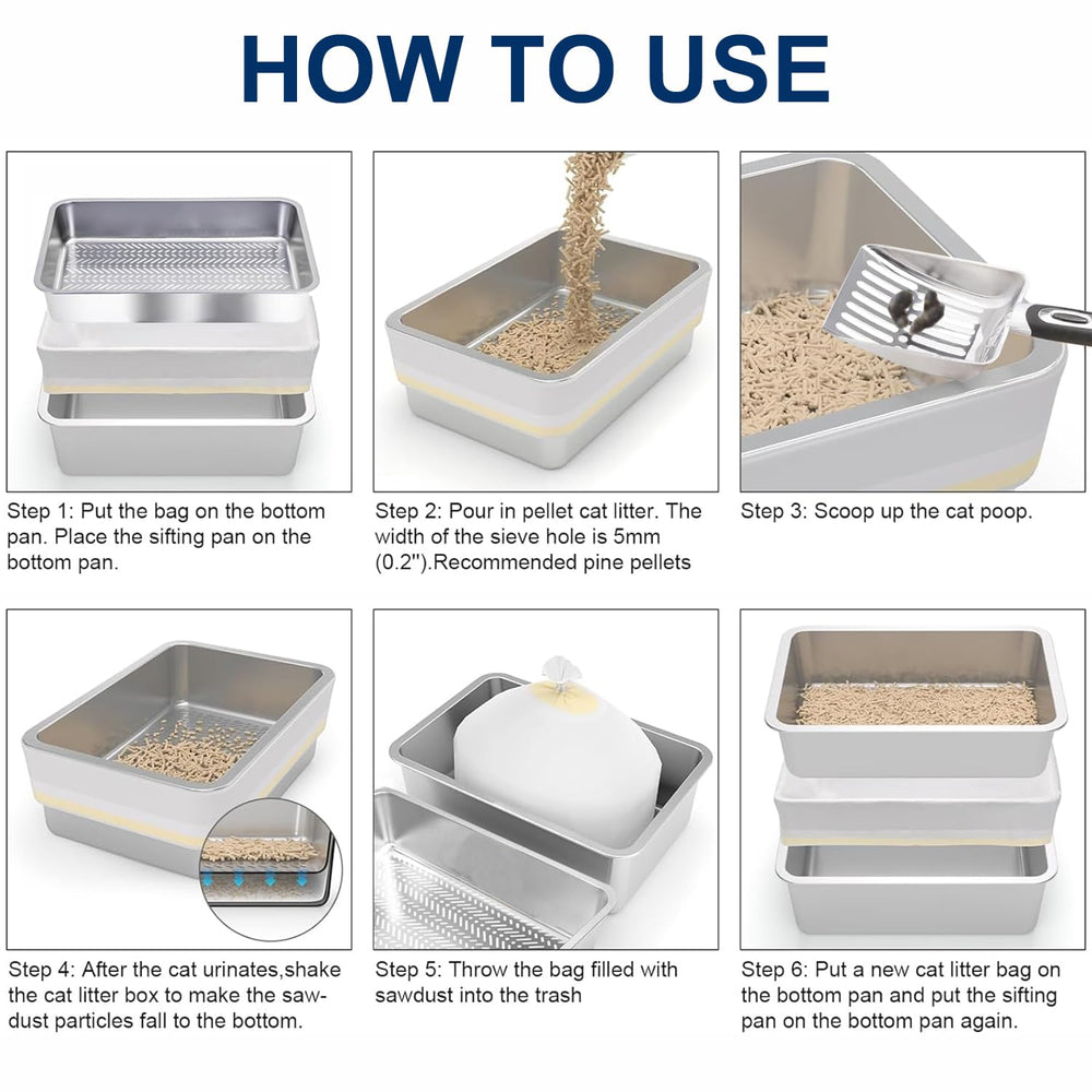 AOTECC XXL easy-clean stainless steel construction, with a smooth surface that resists odors.