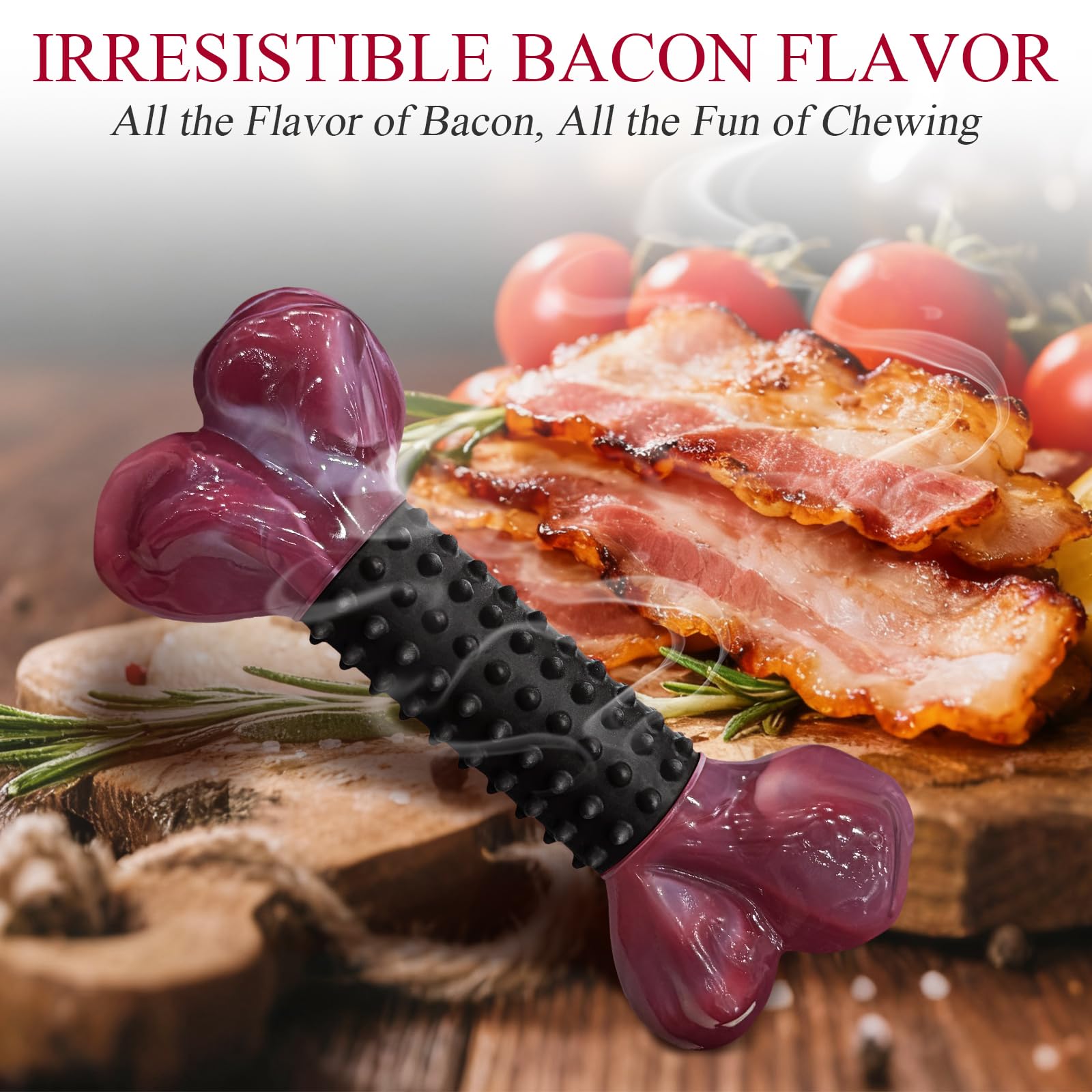 Apasiri texture double bacon – sensation variée pendant la mastication.