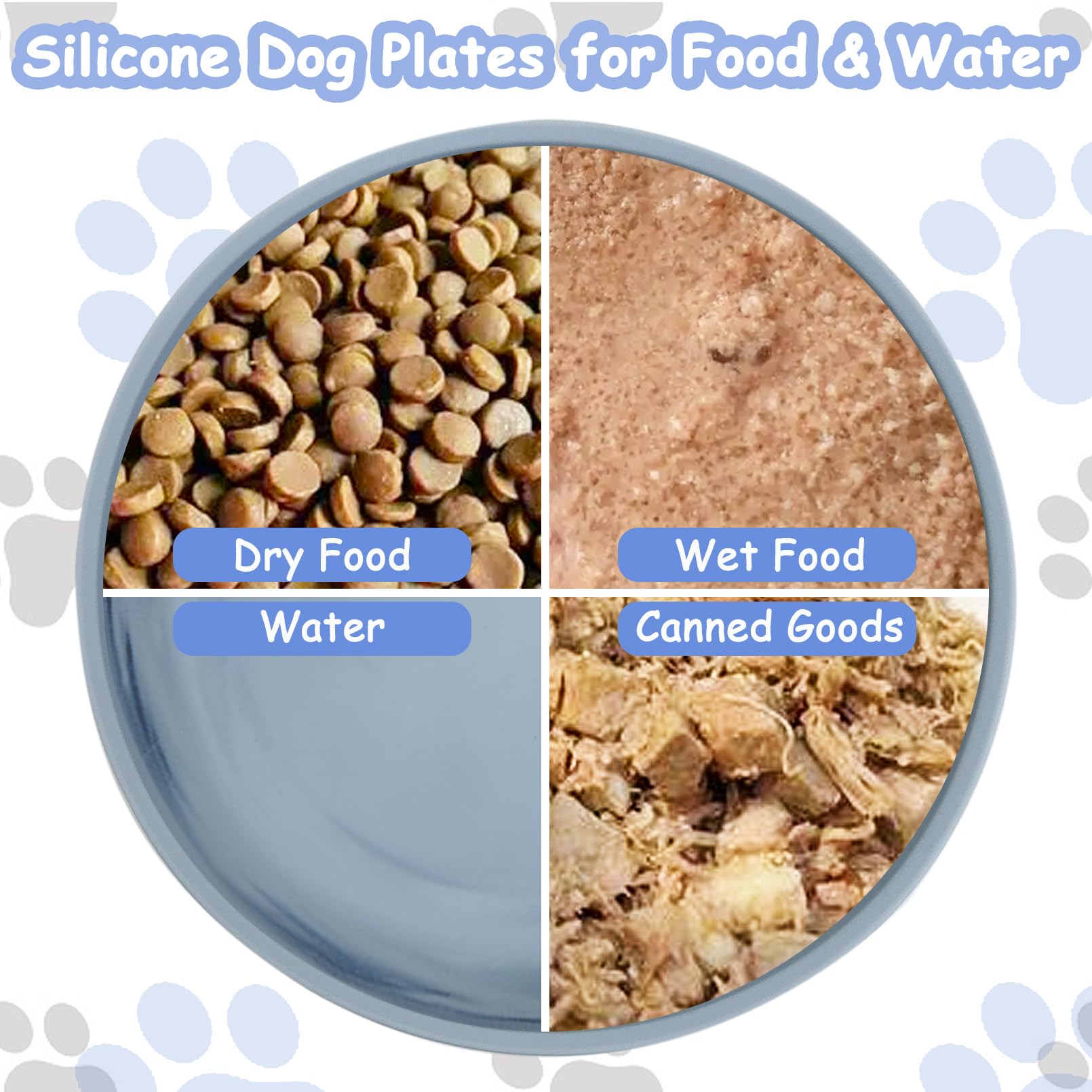 Surface douce du bol Apatal pour chien, repas confortables