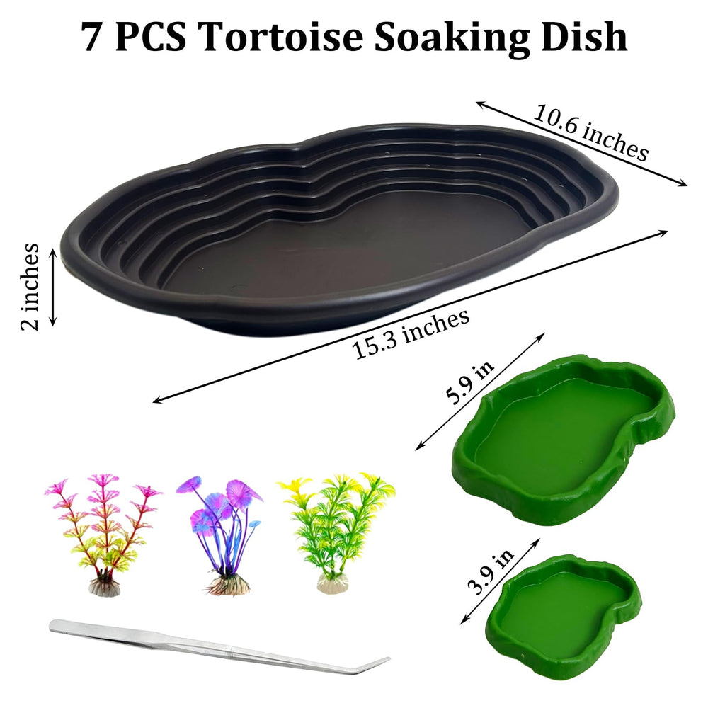 Apatal bol-nourriture-eau rectangle facilite nourrir et hydrater les reptiles.