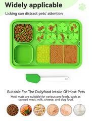 APD APETDOLA Motifs-de-lick, trois motifs, puzzle interactif pour divertir chien et chat.