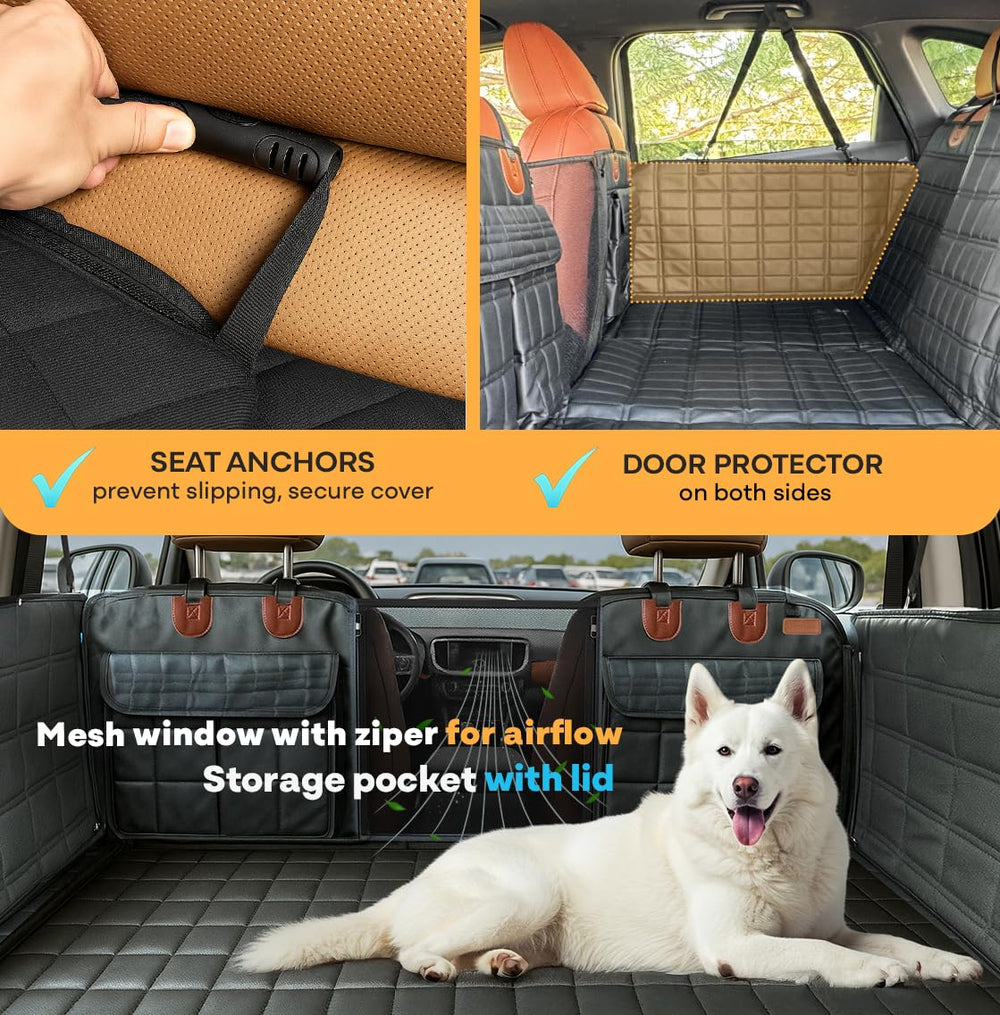 APetsPlanet plateforme hamac chien transforme le siège arrière en lit confortable.