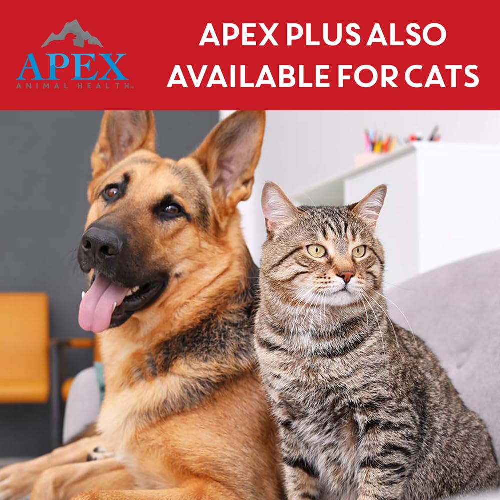 Apex Plus: protection efficace et continue contre puces et tiques pour chien XL.