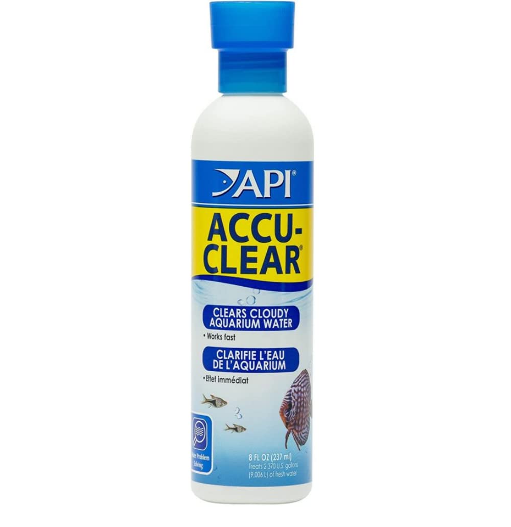 API Accu-Clear, bouteille-clarifiant-eau, améliore la clarté pour une meilleure observation.