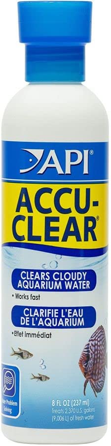 API Accu-Clear, utilisation-aquarium-clarification-eau, clarifie l'eau pour une meilleure visibilité.