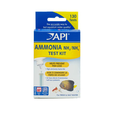 API Ammonia 130: bouteilles-gouttes pour dosage precis.