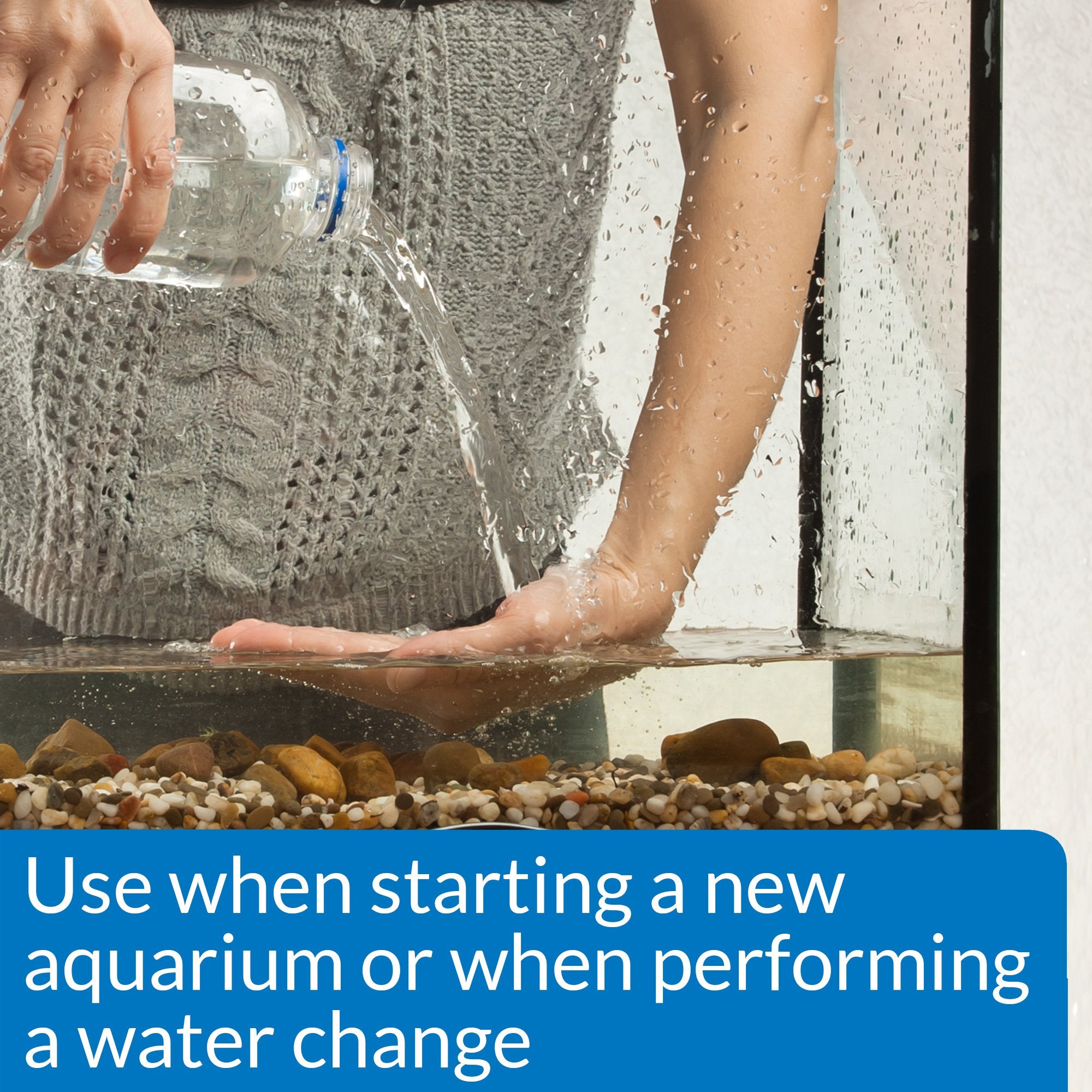 API Aquarium Salt - mélange d’ingrédients naturels utilisé lors de l’installation.