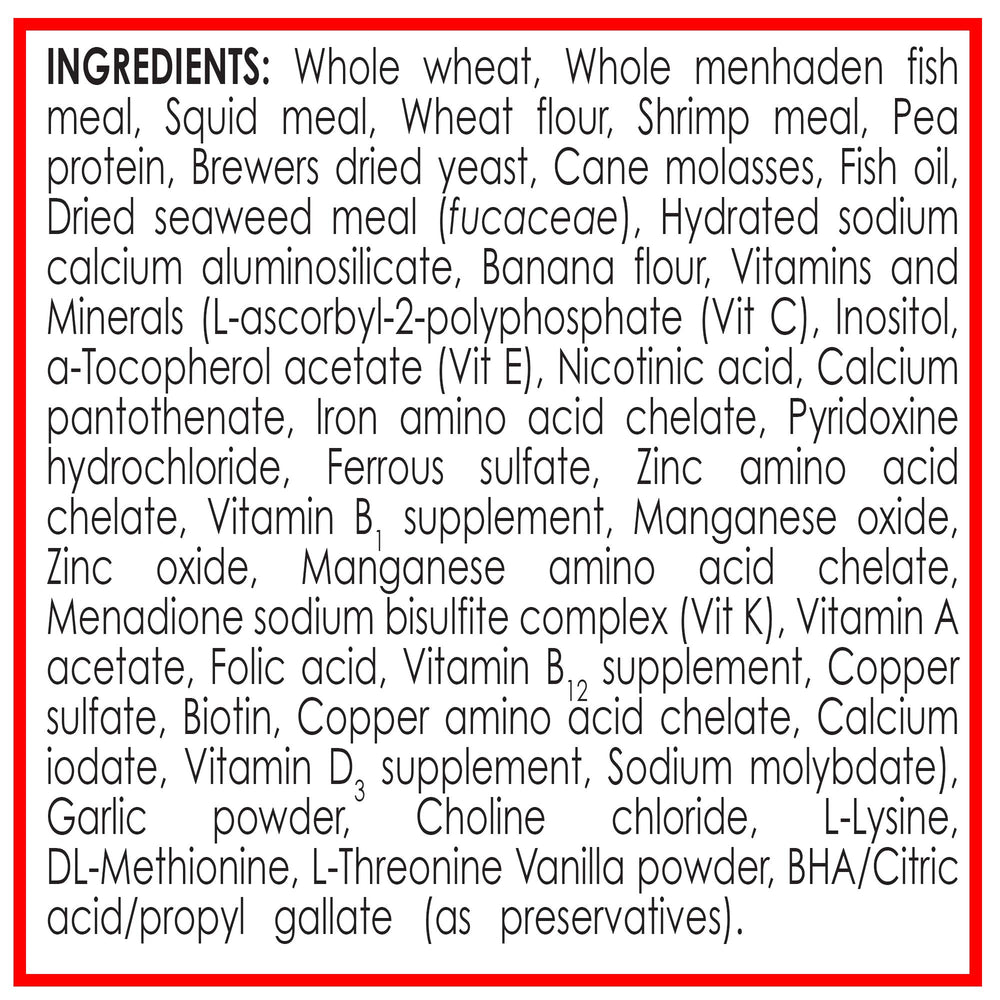 API Betta Food emballage pratique de 0,78 oz pour le dosage journalier.