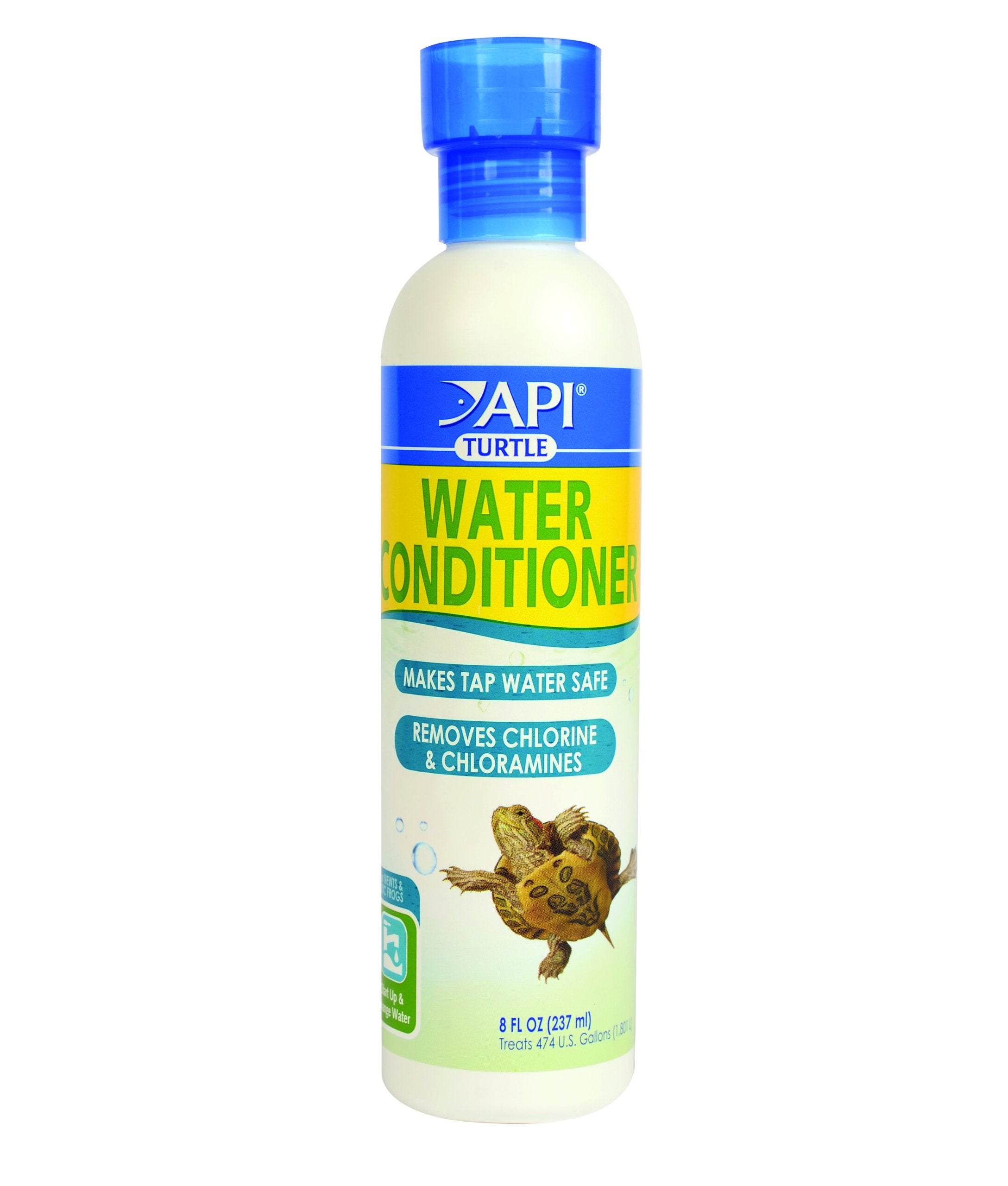 API Conditionneur d'Eau Tortue — bouteille 8 oz prête pour l'installation.