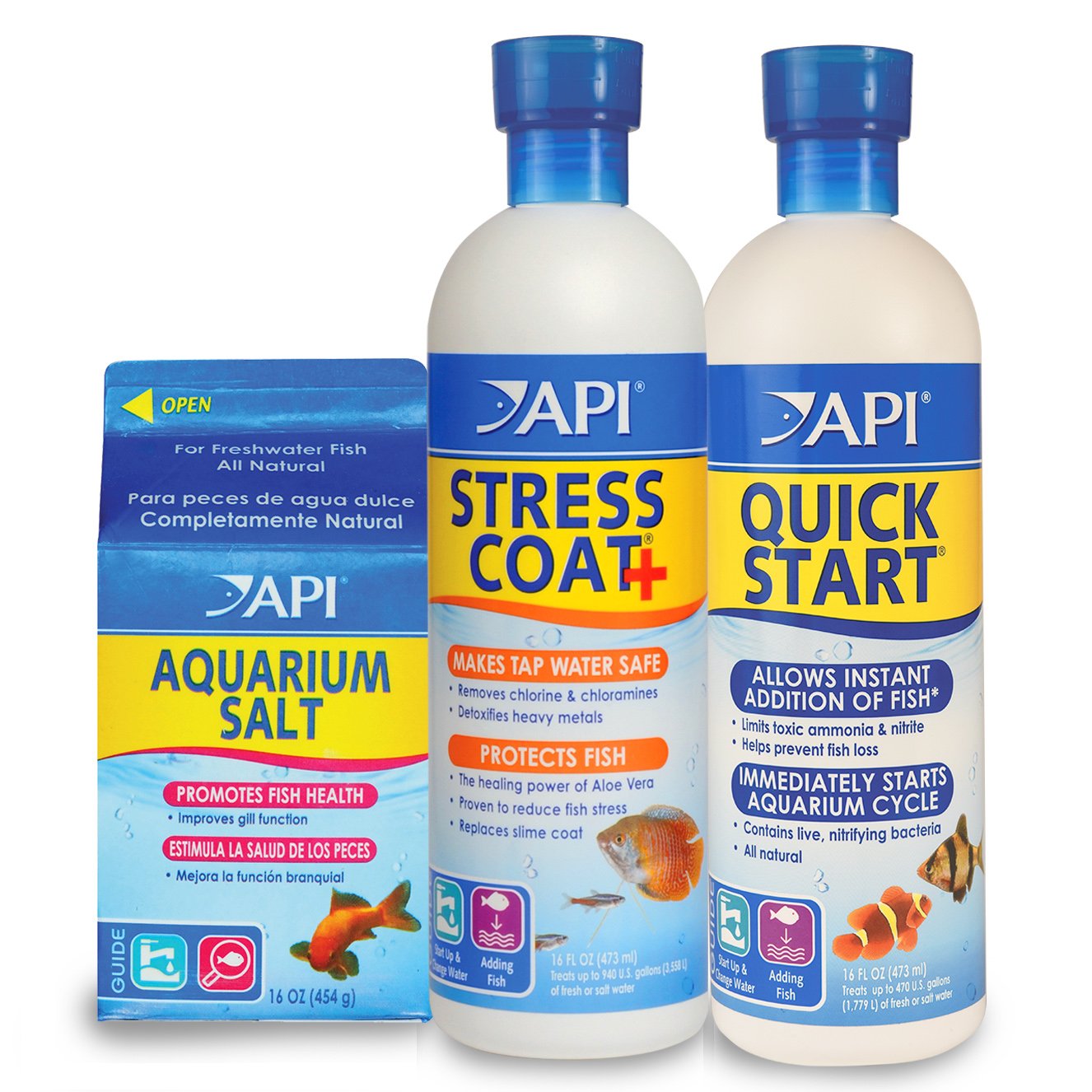 API démarrage rapide 16 oz, démarrage immédiat pour nouvel aquarium.