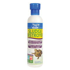 API Destructeur de Boue pour Tortues, bouteille de 8 onces, nettoie l'aquarium.