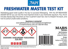 API Freshwater Master solutions 7 bouteilles pour calibrer rapidement l eau