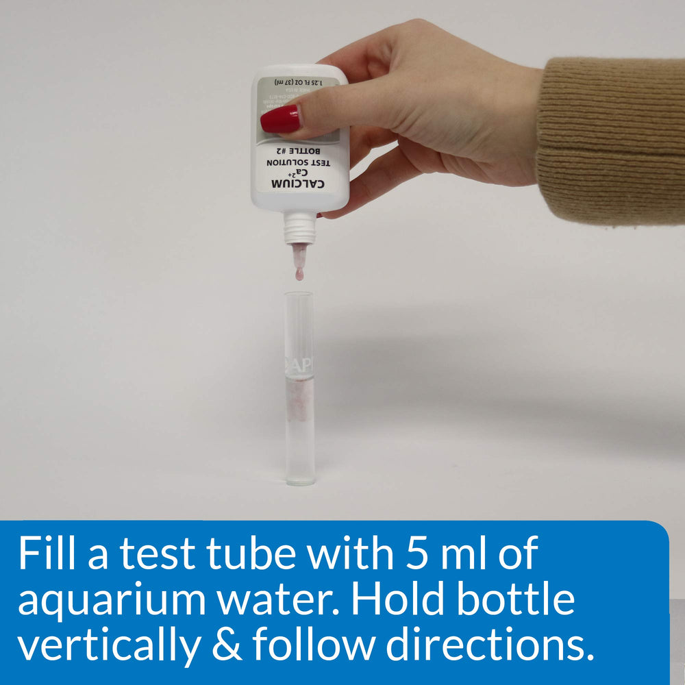 API Freshwater Master tubes avec capuchons, prélèvements précis pour chaque test
