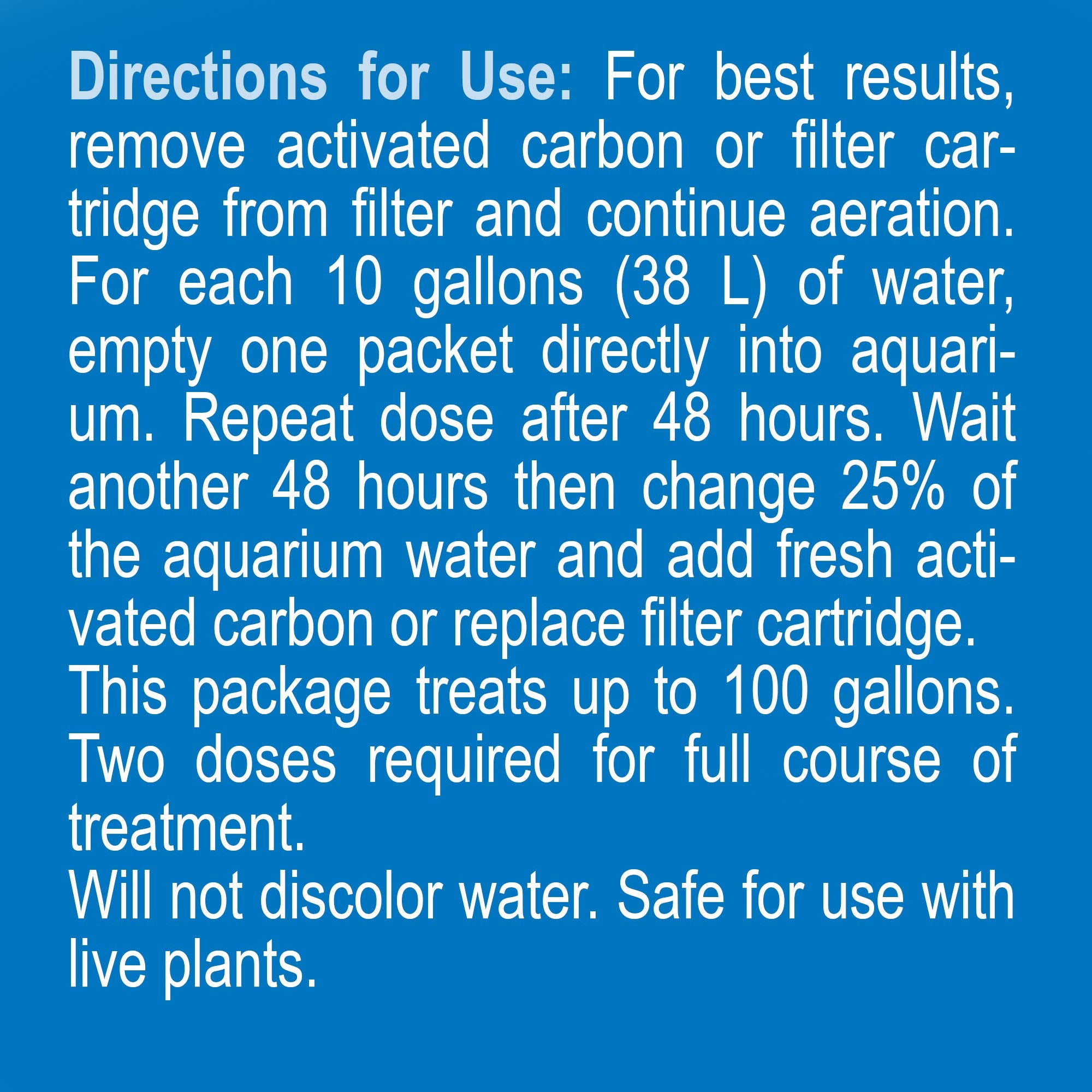 Compatibilité API GENERAL CURE avec d’autres produits API pour l’aquarium.