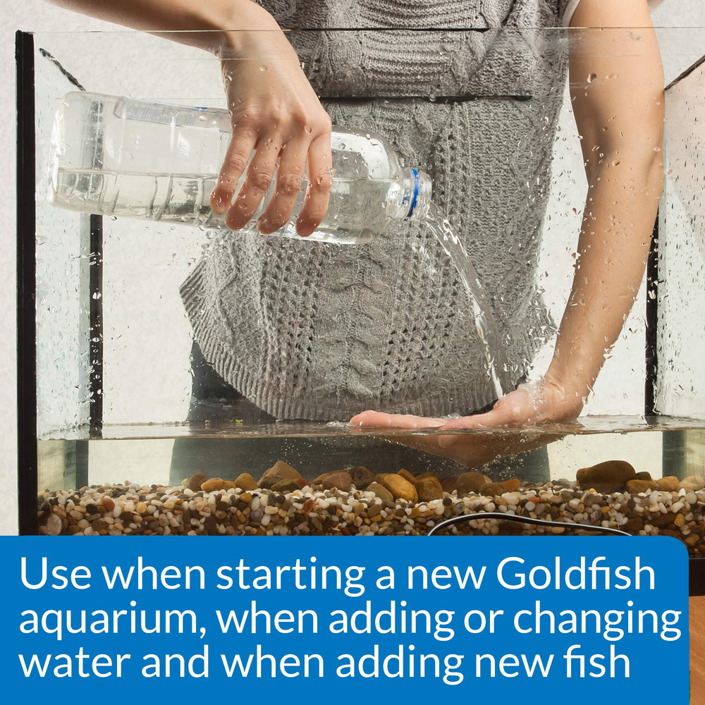 API GOLDFISH CARE PACK – Bouteille PROTECT, neutralise l'ammoniaque et protège les poissons.