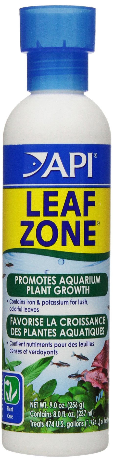 API LEAF ZONE, bouteille 236 ml, stimule la photosynthèse des plantes aquatiques.