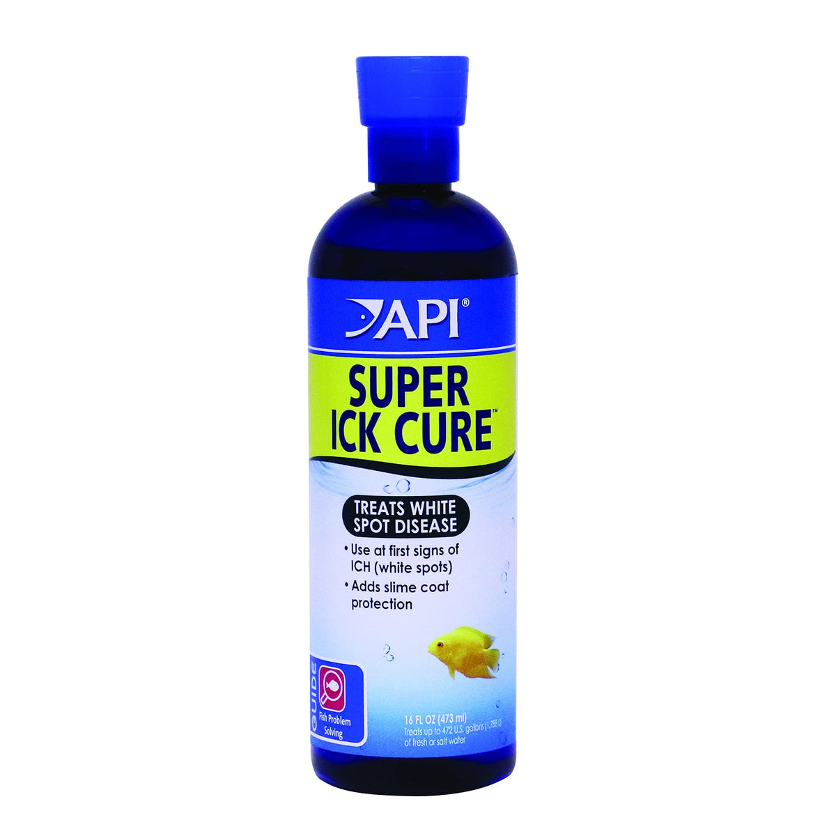 API Liquid Super ICK Cure – Bouteille 16 onces prête à traiter l’ich chez les poissons