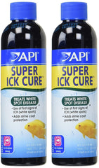 API Liquide Super Ick Cure, bouteille de 8 onces, traitement rapide des poissons d’aquarium.