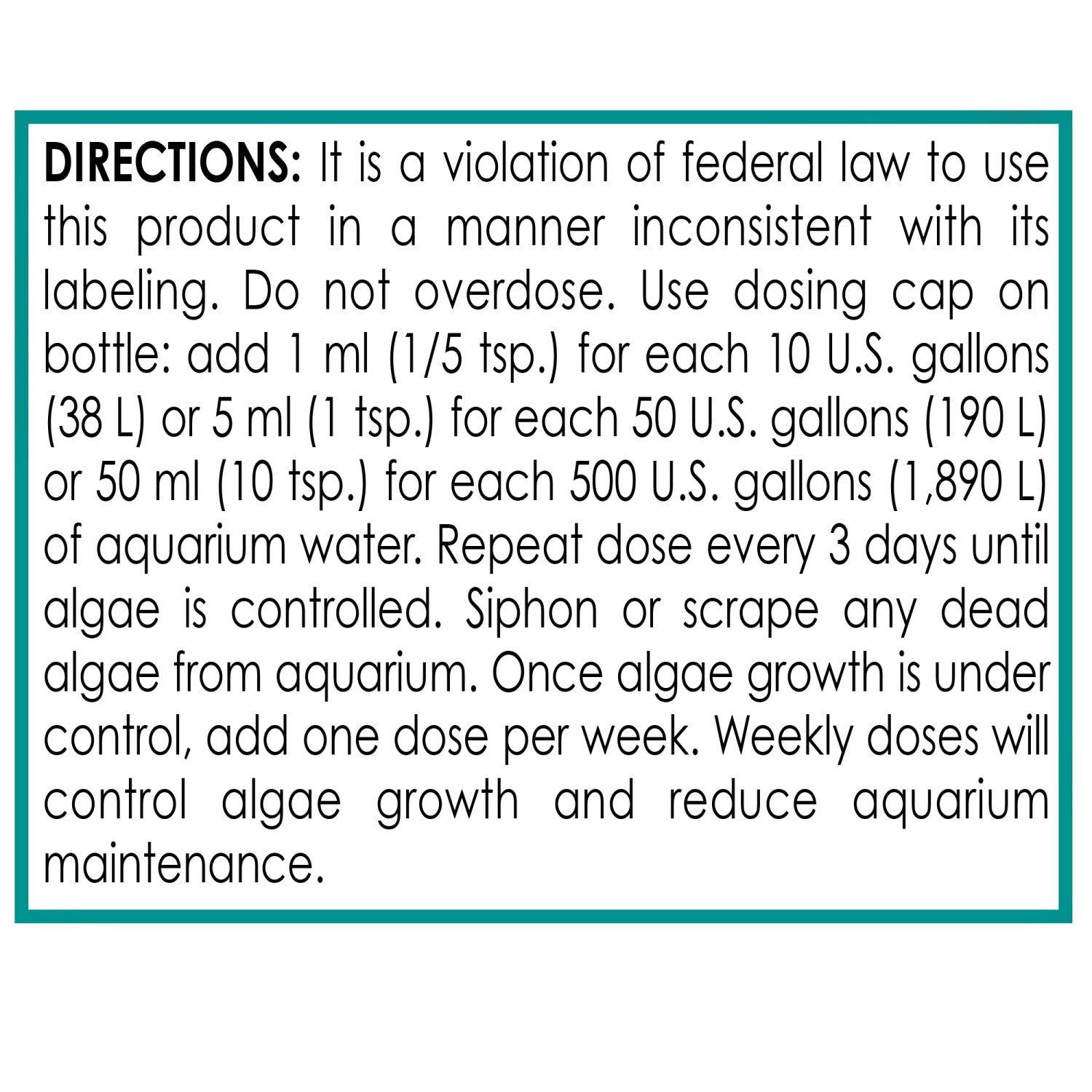 API MARINE ALGAEFIX — dose régulière et pratique pour l’entretien d’un aquarium marin.