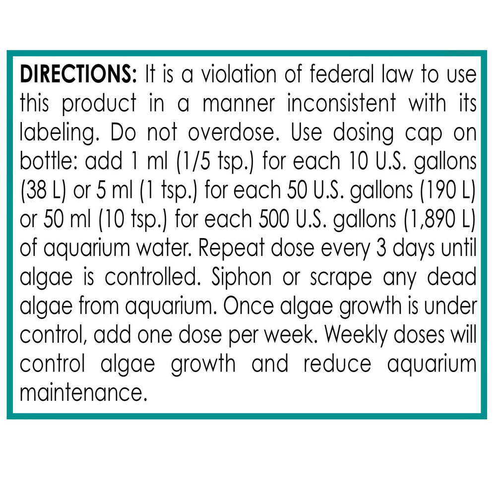 API MARINE ALGAEFIX — dose régulière et pratique pour l’entretien d’un aquarium marin.