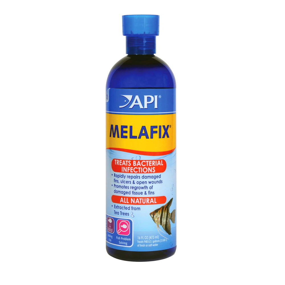 API MELAFIX : bouteille 16 onces prête à l’emploi pour les infections chez les poissons d’eau douce.