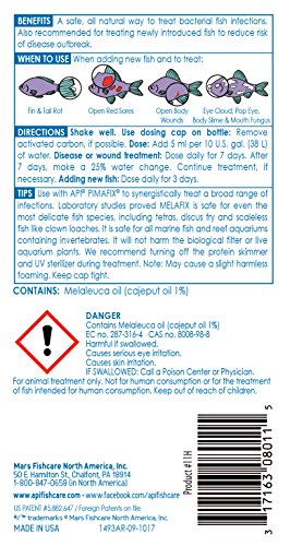 API MELAFIX soigne les plaies et nageoires des poissons.