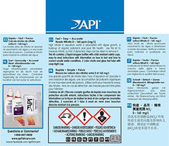 API NITRATE 90-Test : tube de test avec capuchon pour dosages faciles