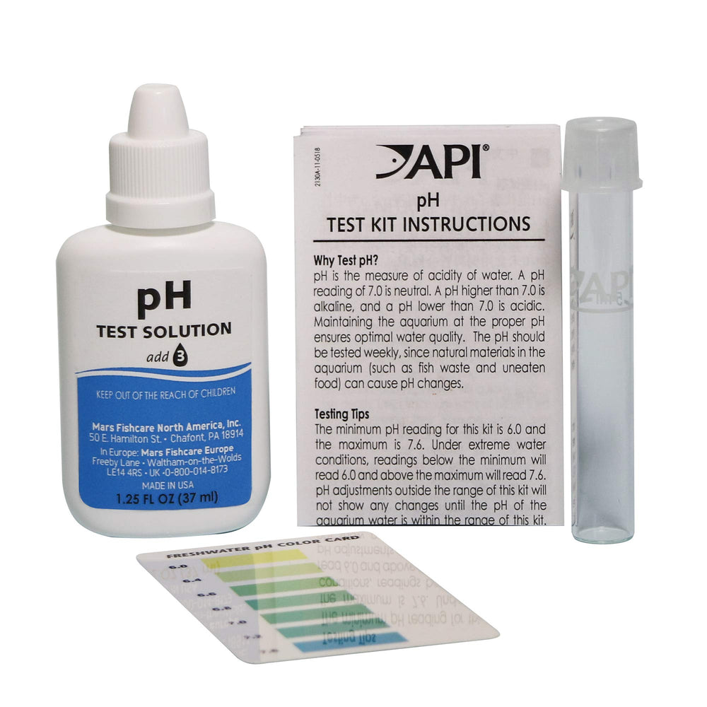 Tube de test API avec capuchon: mesure propre et pratique du pH