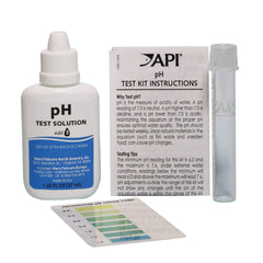 Tube de test API avec capuchon: mesure propre et pratique du pH