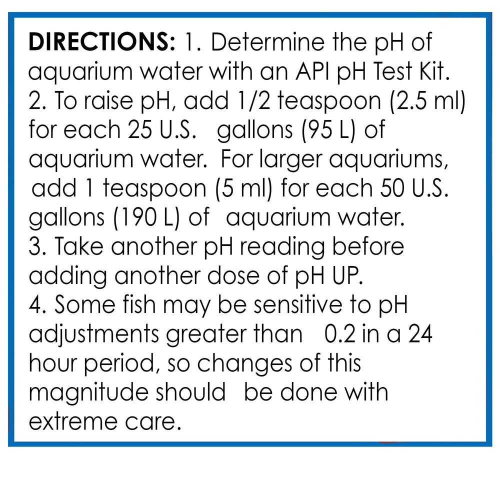 API pH Up – compatible avec les plantes pour un aquascaping équilibré.