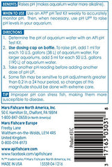 API pH Up – étiquette claire facilitant le dosage pour l’aquarium.